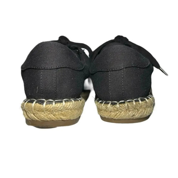 Loft Women’s Espadrille Lace Up Sneakers Black Size 8 - Picture 7 of 9